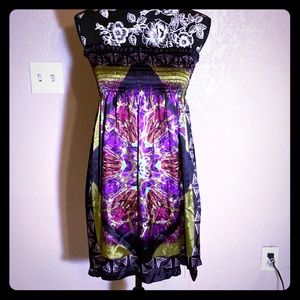 Poetry strapless dress
